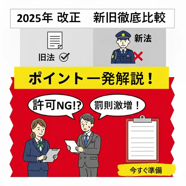 【完全図解】風営法改正の全ポイント「今すぐ準備すべきこと・落とし穴を行政書士が即解説」の画像